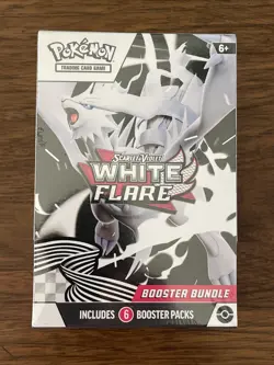 ⚪ Pokemon TCG White Flare Booster Bundle 6 Packs - New & Sealed - Image 1