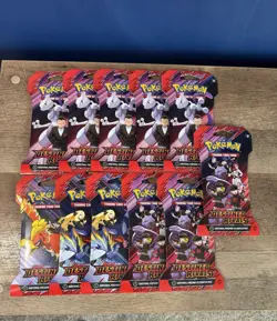 Pokemon TCG Destined Rivals Sleeved Booster Pack Lot Of 11 SEALED - Image 1