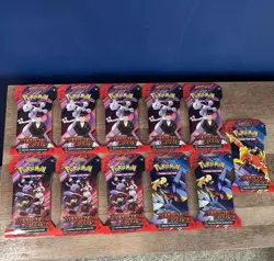 Pokemon TCG Destined Rivals Sleeved Booster Pack Lot Of 11 SEALED - Image 2