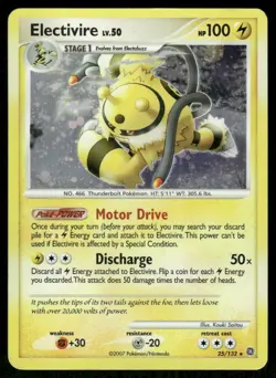 Pokemon Tcg Electivire [Holo] #25 Pokemon Secret Wonders LP - Image 1