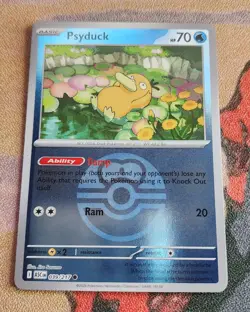 Ascended Heroes Psyduck Love Ball Reverse Holo #039/217 Pokemon TCG - Image 1