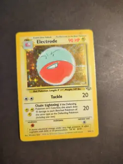 Pokemon Electrode Holo Rare #2/64 1999 WOTC Jungle Set Damaged Creased HP - Image 1