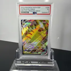 2023 POKEMON SWSH BLACK STAR PROMO PIKACHU VMAX #286 PSA 5 - Image 1