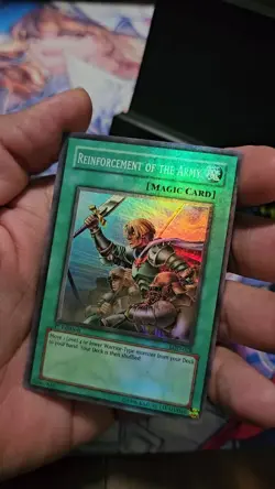 Reinforcement of the Army LOD-028 1st Edition Error Full Holo Bleed Misprint LP - Image 2