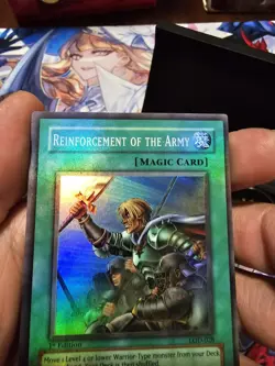 Reinforcement of the Army LOD-028 1st Edition Error Full Holo Bleed Misprint LP - Image 3