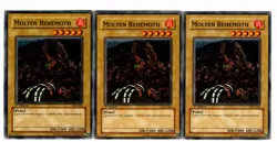 Yugioh- 3X Molten Behemoth - Common - 1st Edition - PGD-001 - Near Mint - Image 1