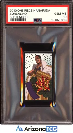 One Piece 2010 Borsalino September One Piece Hanafuda GEM MINT PSA 10 - Image 1