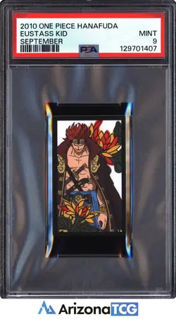 One Piece 2010 Eustass Kid One Piece Hanafuda English PSA 9 - Image 1