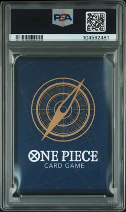 2024 One Piece Shanks #004 Wanted Alternate Art Op09-Emps. New World PSA 10 - Image 2