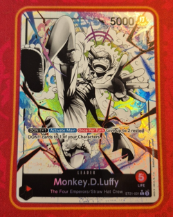 MONKEY D LUFFY ST21-001 ALTERNATE ART, 2025 ONE PIECE CARD GAME, STARTER DECK 21 - Image 1