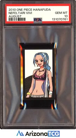 One Piece 2010 Nefeltari Vivi One Piece Hanafuda GEM MINT PSA 10 - Image 1