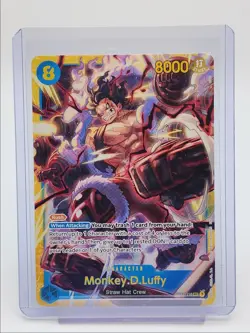 MONKEY D. LUFFY 2025 ONE PIECE FIST OF DIVINE SECRET RARE C #OP11-118 Q4490 - Image 1