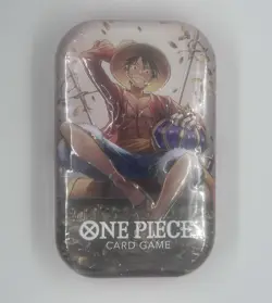 One Piece Tin Pack Set Vol. 2 - Monkey. D. Luffy - Factory Sealed - Image 1