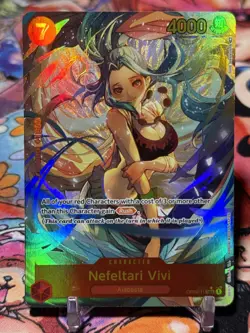 NEFELTARI VIVI - One Piece OP04-118 - AA Alt Art SEC Secret Rare - Kingdoms - Image 1