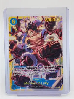 MONKEY D. LUFFY 2025 ONE PIECE FIST OF DIVINE SECRET RARE A #OP11-118 Q4490 - Image 1