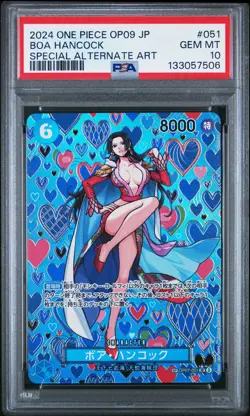 2024 ONE PIECE JPN EMPERORS IN THE NEW WORLD SPECIAL ALT ART BOA HANCOCK PSA 10 - Image 1