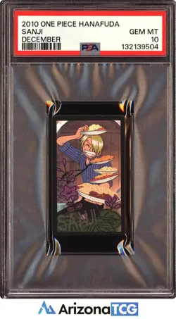 One Piece 2010 Sanji December One Piece Hanafuda GEM MINT PSA 10 - Image 1