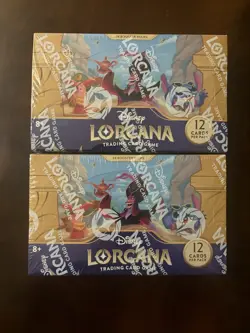 2X Disney Lorcana: Into the Inklands Booster Display New Sealed 24 Pack Box - Image 1