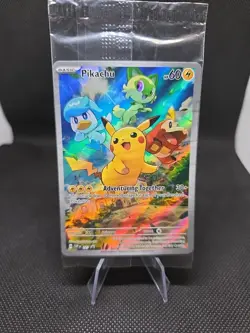 Pikachu 027 Sv: Scarlet & Violet Promo Cards Holo Pokemon - Image 1