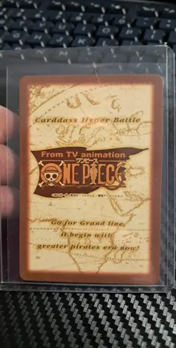 BANDAI One Piece Hyper Battle C398 LUFFY HOLO FOIL SCARCE EARLY CARD - Image 2