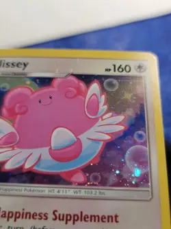 Blissey 153/214 Lost Thunder Cosmos Holo Rare Promo Pokemon Card - Image 2