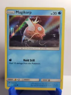 Magikarp 8/18 Holo Rare Detective Pikachu Pokemon Card TCG - Image 1