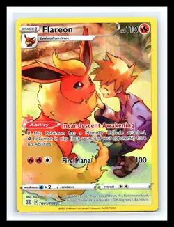 💥 Flareon TG01/TG30 Brilliant Stars Full Art Ultra Rare Holo Pokemon Card - Image 1