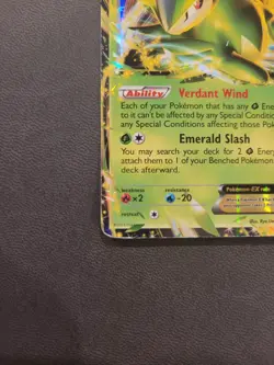 Virizion EX Plasma Blast Holo Ultra Rare Card 9/101 MP Pokemon Card - Image 2