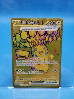 Pokemon TCG Pikachu EX Hyper Rare Card 179/131 Prismatic Evolutions - Image 1