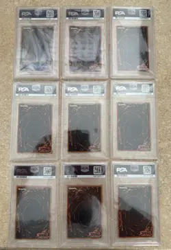 Yugioh Legend of Blue Eyes PSA Graded Card Lot - 9 Cards - Image 2