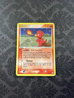 Magby 24/109 Reverse Holo Stamped EX Team Rocket Returns 2004 Pokemon Card - Image 1