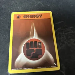GYM HEROES SET FIGHTING ENERGY POKEMON CARD 127/132 D1 - Image 1