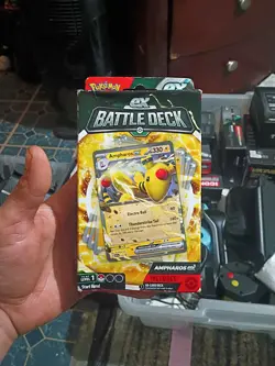 Pokemon TCG Ampharos ex Battle Deck 60 Card Level 1 Ready to Play - Image 1