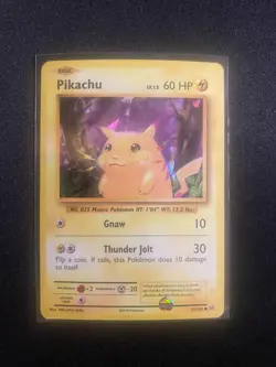 Pikachu 35/108 Near Mint Cracked Ice Theme Deck Pokemon Trading Card Game - Image 1