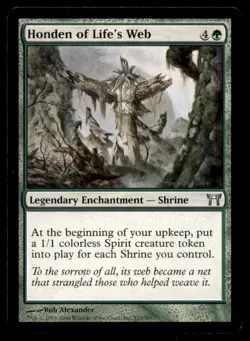 Honden of Life's Web LP Light Play Champions of Kamigawa MTG [8706] - Image 1