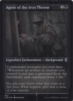 Agent of the Iron Throne CLB Foil-Etched Uncommon #492 NM MTG - Image 1
