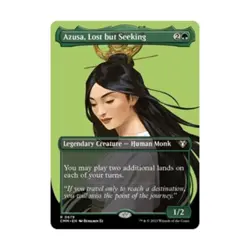 WOTC Commander Masters Azusa, Lost but Seeking (Borderless) (R) NM - Image 1
