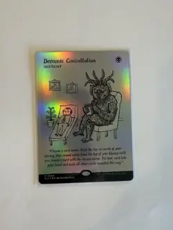 Demonic Consultation Secret Lair Foil Encyclopedia Of Magic - Image 1