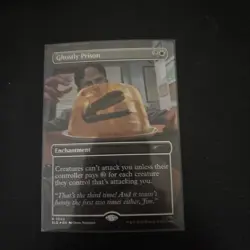 Ghostly Prison Secret Lair Drop Foil Rare Dwight The Office MTG - Image 1