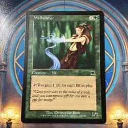 Magic the Gathering MTG Wellwisher (300) Onslaught LP - Image 1