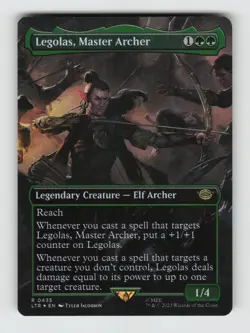 Legolas, Master Archer (Borderless)*Foil* LTR 435 NM - Image 1