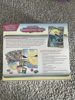 Paradox Rift Pokemon Center Exclusive Elite Trainer Box ETB Roaring Moon Sealed - Image 3