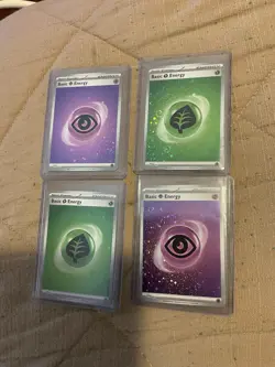Pokemon 151 Energy 4 Holos (3 With Multiple Swirls!!!) - Image 1