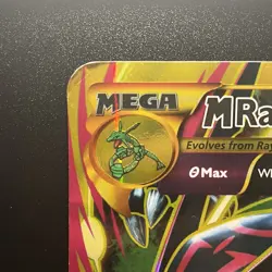 Pokemon TCG JUMBO/Oversized Mega M Rayquaza EX Full Art 98/98 XY Ancient Origins - Image 4