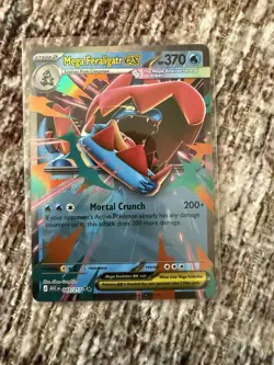 Pokemon TCG Mega Feraligatr Ex 043/217 Ascended Heroes Mint Condition - Image 1