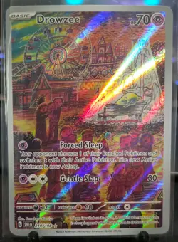 Pokemon Drowzee TCG Scarlet & Violet Base Set Holo Illustration Rare - Image 3