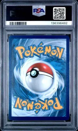 2021 POKEMON SWSH BLACK STAR PROMO 182 FULL ART/VAPOREON VMAX VAPOREON VMAX PSA9 - Image 2