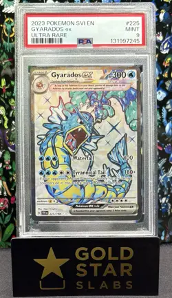 PSA 9 Pokemon Scarlet & Violet Gyarados EX Holo Ultra Rare 2023 - Image 1