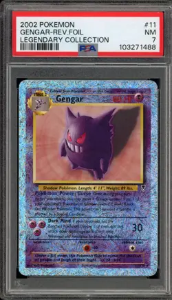 Pokemon Gengar Legendary Coll. Reverse Holo Rare #11 PSA 7 - Image 1