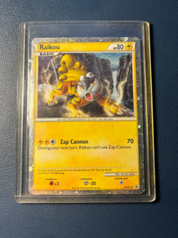 Pokemon TCG Raikou HGSS19 Black Star Promo Holo - MP - Image 2